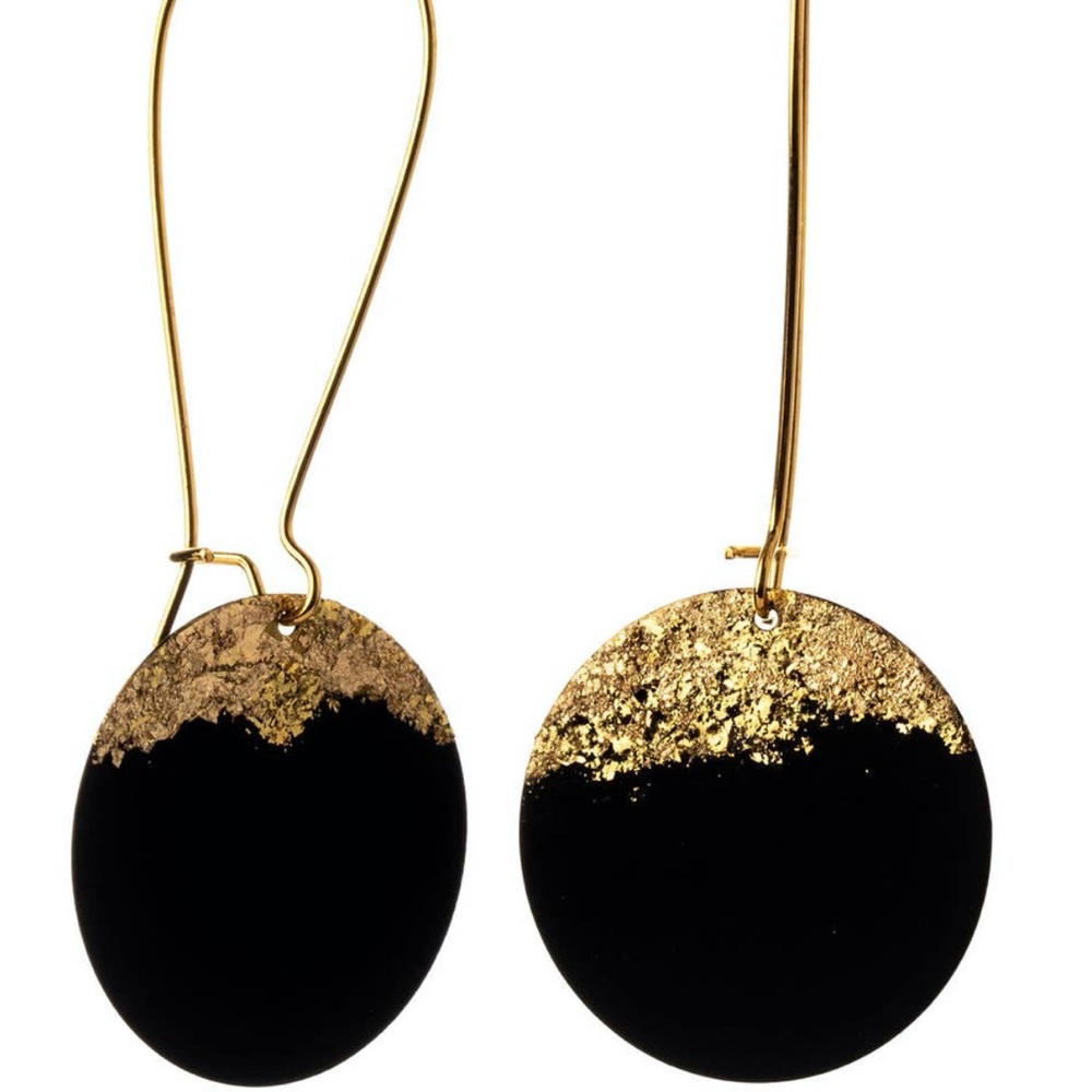 Colson Black Earrings